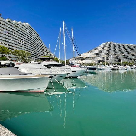 #41 Marina Riviera Bay - Marine Baie Des Anges - Studio Vue Mer Et Port Villeneuve-Loubet Kültér fotó